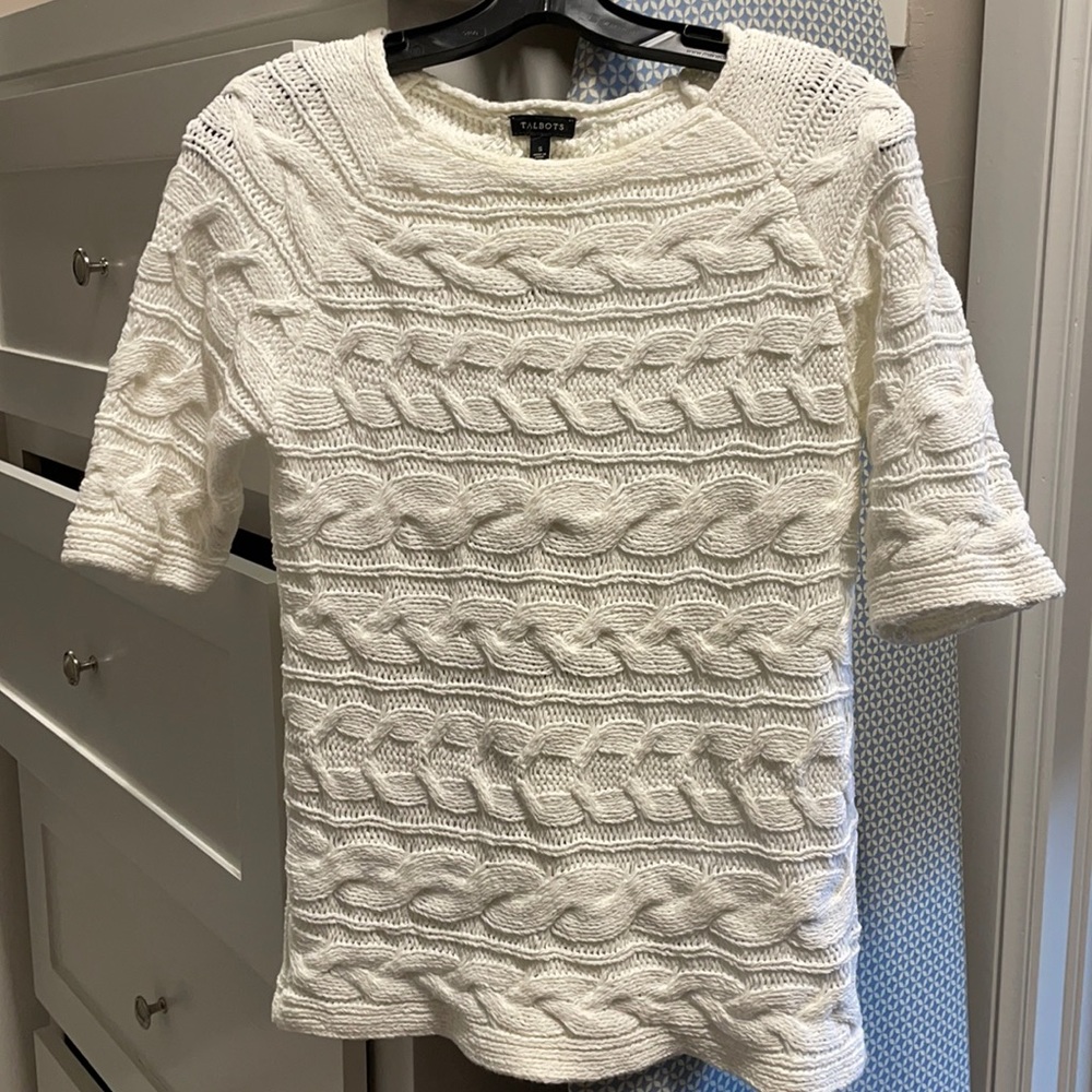 Talbots white blouse
